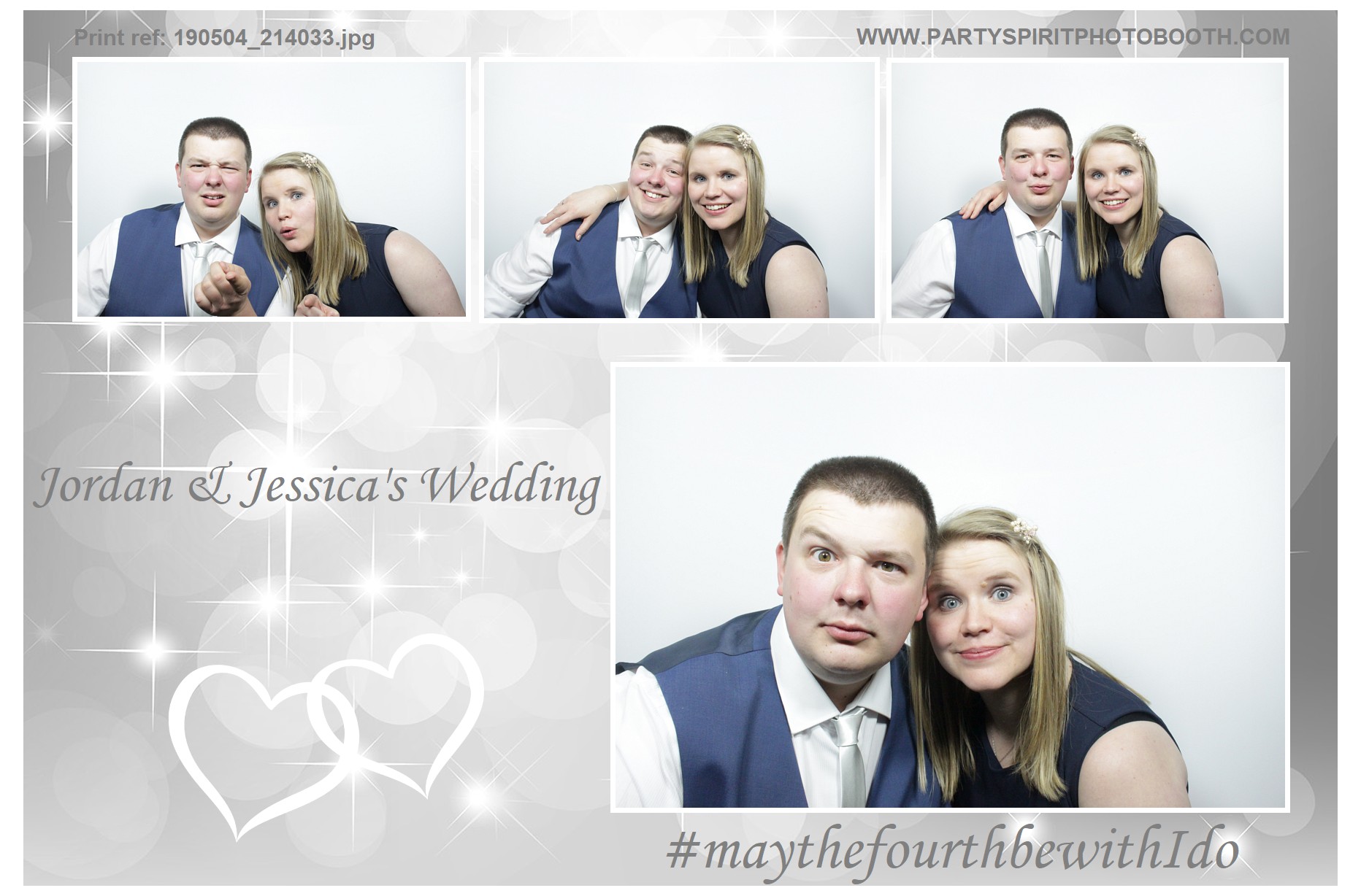 Jordan and Jessica's Wedding | View more photos from the event at gallery.partyspiritphotobooth.com/u/PartySpiritPhotoBooth/Jordan-and-Jessicas-Wedding